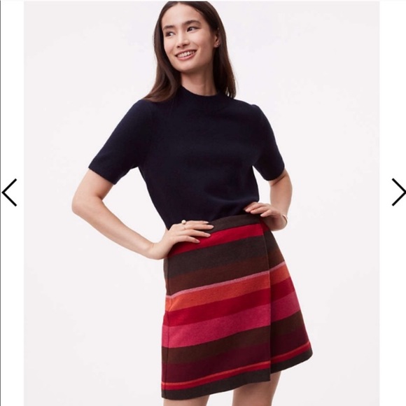 LOFT Wrap Skirt - worn once - Picture 7 of 9